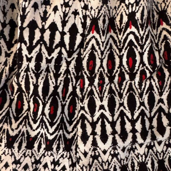 Angie Women Bohemian Wide Leg Jumpsuit Mock Neck Keyhole Detail Size S Artsy Vtg - Picture 3 of 7